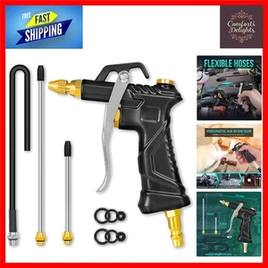 High-Performance Air Blow Gun Kit: Nozzle, Extensions & Sealing Rings Included - Picture 1 of 10