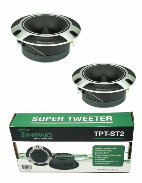 Timpano TPT-ST2 4 inch Tweeter - Black