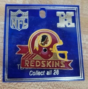 Vintage 1985 NFL Washington Redskins Logo Souvenir Pin Peter David - Picture 1 of 6