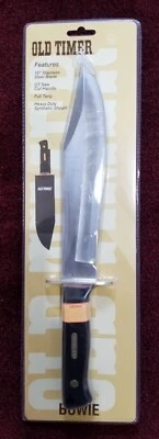 Faca Schrade Old Timer Bowie fixa 10" lâmina - NOVA no pacote com bainha - Imagem 1 de 4