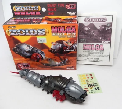 Motor de cuerda de juguete japonés Tomy tipo insecto Zoids Molga Foto 1 de 4