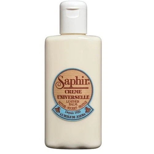 SAPHIR CIRAGE CREME LAIT UNIVERSELLE ENTRETIEN NETTOIE NOURRIT TOUS CUIR AVEL 150ML