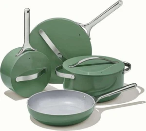 Ceramic Nonstick Cookware Set - 12 Piece New - Picture 1 of 4