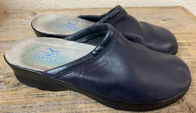 ZUECOS DE CUERO LIGEROS FLY FLOT HECHOS EN ITALIA 39 EE. UU. 8-8,5 Foto 1 de 4