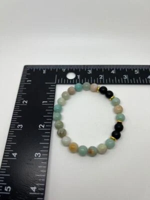 Pulseras Colección Moda Piedra Natural 8mm Cuerda Elástica Foto 1 de 4