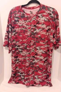 Badger Sport Digital Camo Tee - Red Digital XL - Picture 1 of 6