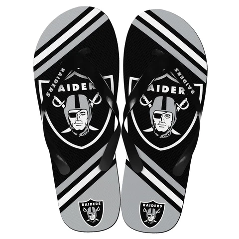NFL Oakland Raiders Flip flop ( slippers) Cover