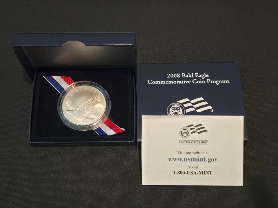2008 Bald Eagle Silver Dollar  - Image 1 of 4