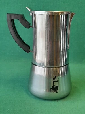 CAFFETTIERA BIALETTI CRUSINALLO VINTAGE 6 TZ ACCIAIO INOX 18/10 MOD. DEP. BP93 - Immagine 1 di 4