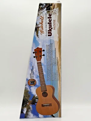 Mitchell MU50SE Acoustic-Electric Concert Ukulele, Solid Cedar Top - Image 1 of 4