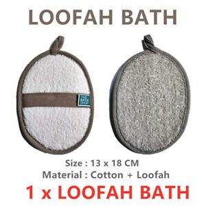 Exfoliating Loofah Body Skin Bath Shower Spa Brush Sponge Pad Scrub Mesh Luffa 