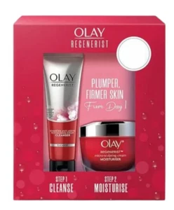 Olay Regenerist Set / Micro-Sculpting Cream + Revitalising Cream Cleanser - Picture 1 of 5