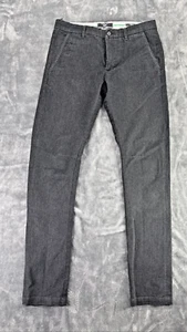 Zara Man Denim Couture Gray Dress Pants Trousers Size 30 X 31 Straight Leg - Picture 1 of 12