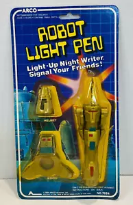 Robot Light Pen! Transformers - Go Bots and Rare Toy Sci Fi ! 1984 Sealed!! - Picture 1 of 5