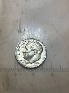 1989-P Roosevelt Dime With Errors - Picture 1 of 5