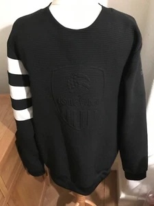 Adidas USA Volleyball Pullover schwarz / 3 weiße Streifen Gr. XL - Bild 1 von 10