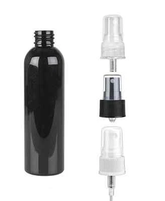 4 oz BLACK Bullet Plastic Bottle -PET-12 sets choice of SPRAYER caps FREE SHIPP - Image 1 of 2