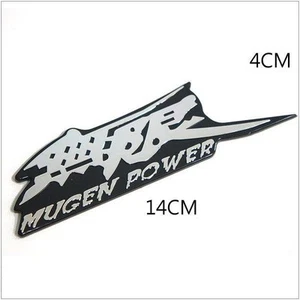 CAR SIDE FENDER TRUNK BADGE EMBLEM 無限 MUGEN POWER - Picture 1 of 1