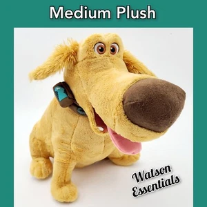 NUEVO Parques Disney Cavado Perro Peluche Mediano 12" Sellado Película Pixar ARRIBA - Imagen 1 de 6