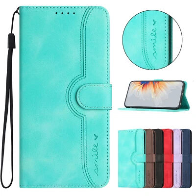 For Motorola Edge (2024), Luxury Business Flip Leather Wallet Card Case Cover - Image 1 of 4