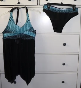 Bikini/Tankini Illusion de 2 piezas para dama sin marca talla M - Imagen 1 de 11