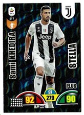 Sami KHEDIRA Juventus STELLA ADRENALYN XL card no. 517 footballers PANINI 2018-19