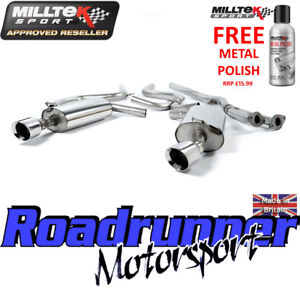 Milltek Ford Mondeo ST220 Exhaust System Stainless Steel Cat Back GT100 SSXFD080