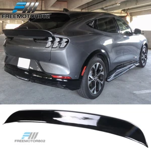 Fits 21-25 Ford Mustang Mach-E Gloss Black Duckbill Trunk Spoiler Wing Lip PP - Picture 1 of 10