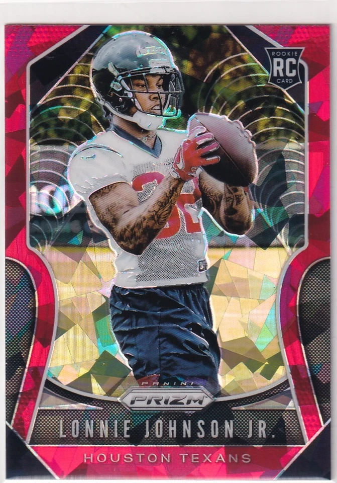 2019 PRIZMS RED ICE RC LONNIE JOHNSON JR. HOUSTON TEXANS PRIZM ROOKIE JC-4371 - Image 1 of 2
