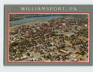 Postcard Aerial View Williamsport Pennsylvania USA - Picture 1 of 2