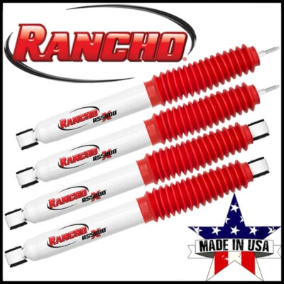 Rancho Front & Rear Suspension Shocks Set 01-10 Silverado Sierra 2500HD 0" Lift - Image 1 of 4