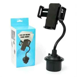 Car Mount Cell Phone Holder - Adjustable Cup Holder Cradle for Cell Phones - Picture 1 of 7