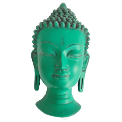 Buddha Mask 8" Wall hanging Art Sculpture Painting Wall Décor mask Religious Gif - Image 1 of 4