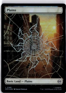 Plains 0189 Foil Spider-Man SPM Magic The Gathering TCG Magic The Gathering MTG - Picture 1 of 7