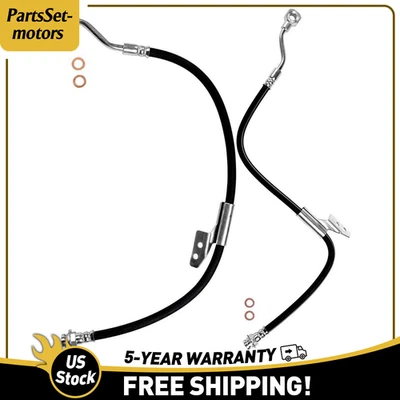 Manguera de freno de línea de freno delantera para Chevrolet C1500 1990 1989 1988 Foto 1 de 4