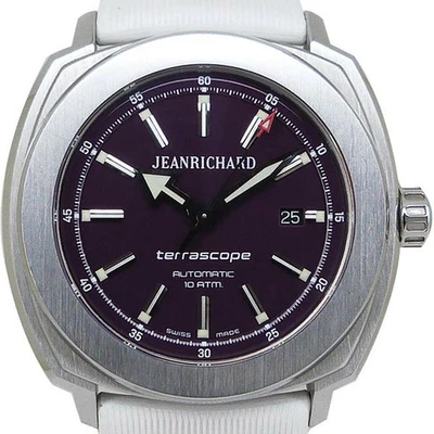 Relojes de pulsera JeanRichard 60500-11-D01-FK7A Terrascopio automático para hombre púrpura Foto 1 de 4