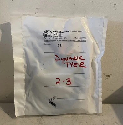 NEW INDUCTIVE SENSOR IFM EFECTOR 100 IN5129 IN-3004-BPKG - Image 1 of 3