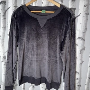 Suéter Honeydew Mujer Talla Mediana M Gris Terciopelo Súper Suave Microfleece Elastizado - Imagen 1 de 5