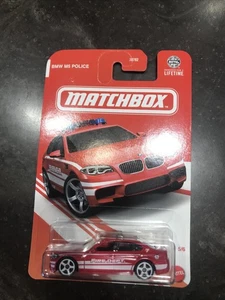 Matchbox BMW M5 Police Fire Dept Target Red Edition - Bild 1 von 1
