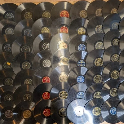 x63 RCA Victor BULK LOT 78 RPM Only Labels Vintage Music Collection Fox Trot #3 Foto 1 de 4