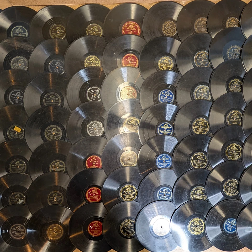 x63 RCA Victor BULK LOT 78 RPM Only Labels Vintage Music Collection Fox Trot #3 - Image 1 of 4