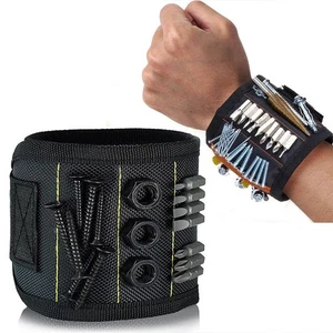 1 Stück Magnetarmband zum Halten von Schrauben, Nägeln, Bohrern, Handgelenk Werkzeughalter - Bild 1 von 15