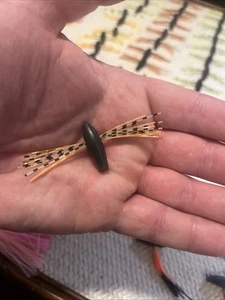 ¡Piernas FWL Crazy Spider naranja-blanco/rayas transparentes! - Imagen 1 de 5