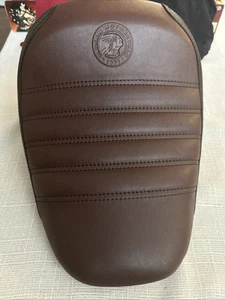 Brand New 2018-2024 OEM Indian Scout Bobber Seat 2691889-VNA Brown Black - Picture 1 of 7