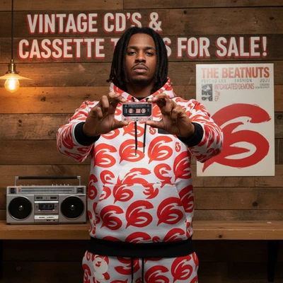 •THE BEATNUTS ~ INTOXICATED DEMONS• ~1993 FULL EP~ (CASSETTE TAPE) - Image 1 of 4