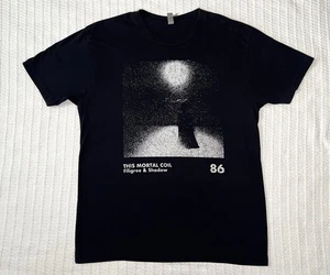 Filigree & Shadow This Mortal Coil Shirt LG 21” X 28” Black Band Album Shirt - Picture 1 of 7