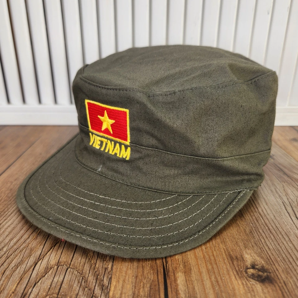 VTG Propper BDU Patrol Cap Vietnam Flag Patch Olive Green Military Cadet XXXL - Image 1 of 4