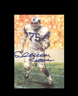Deacon Jones PSA DNA Signed Goal Line Art Card GLAC Autograph - Image 1 of 2