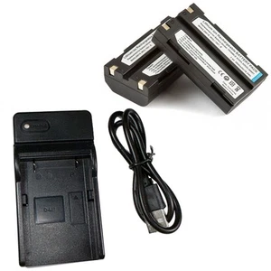 USB Battery Charger for Trimble R4 R6 R7 R8 52030 29518 EI-2000 +2 Batteries kit - Picture 1 of 6