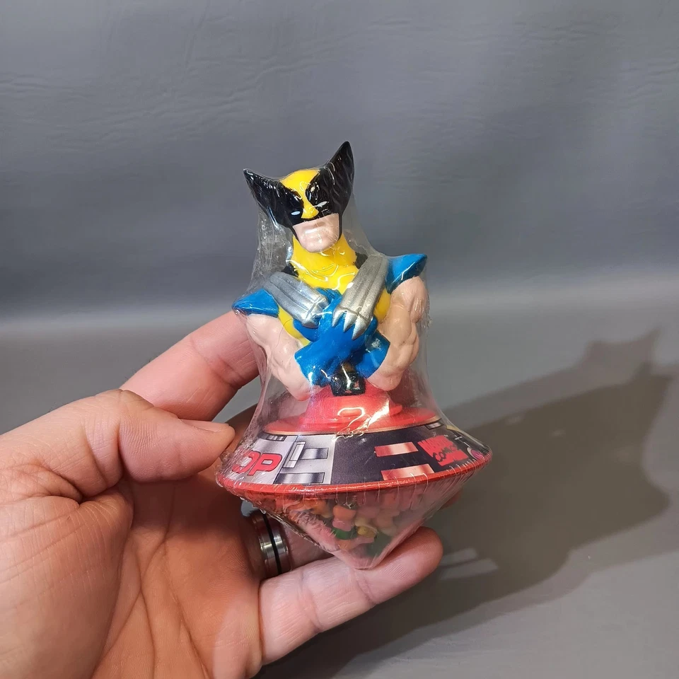 NEW SEALED 1995 Hero Top X-Men Wolverine candy container - Image 1 of 3